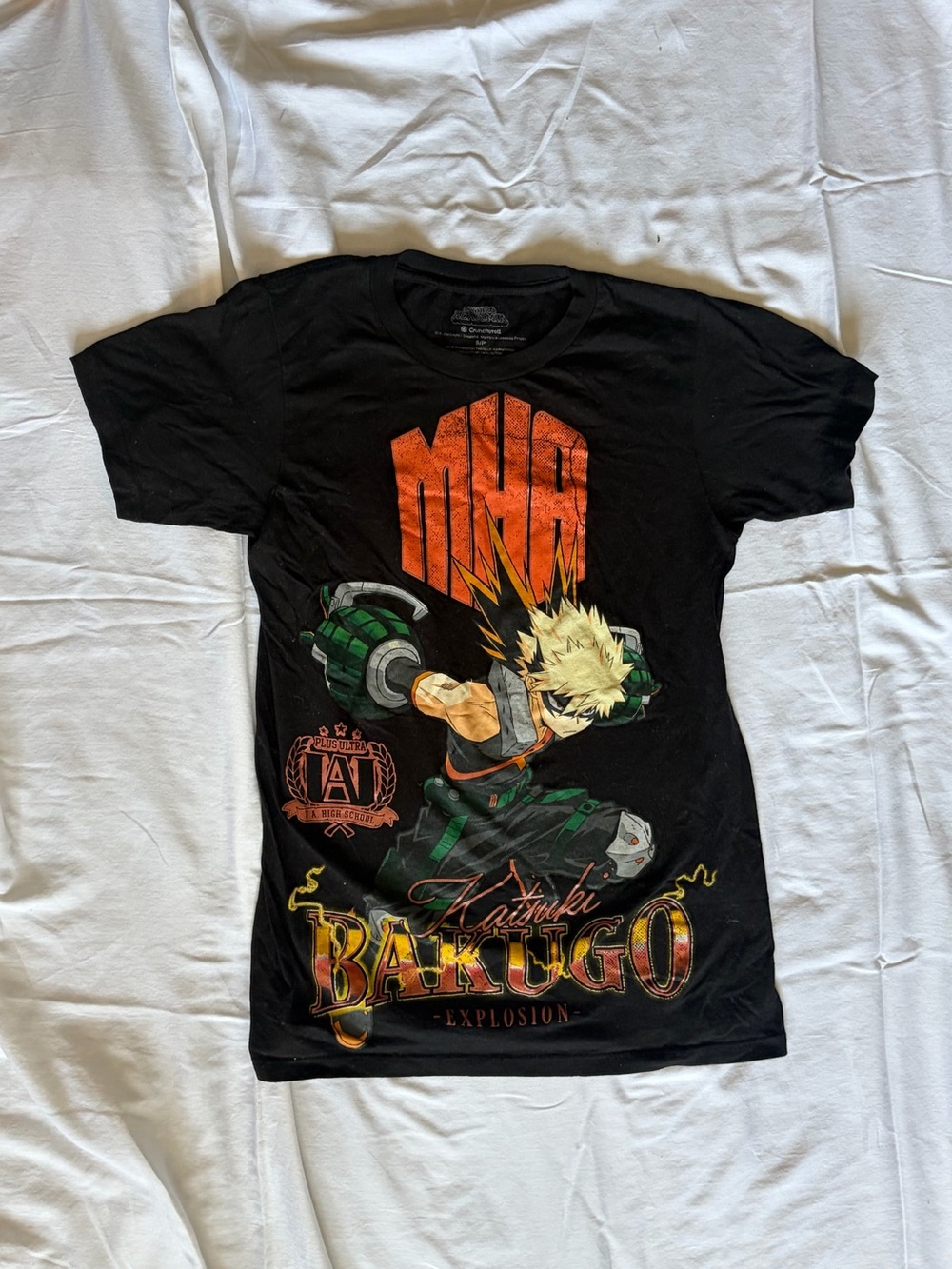 My Hero Academia Bakugo Black Graphic Tee
